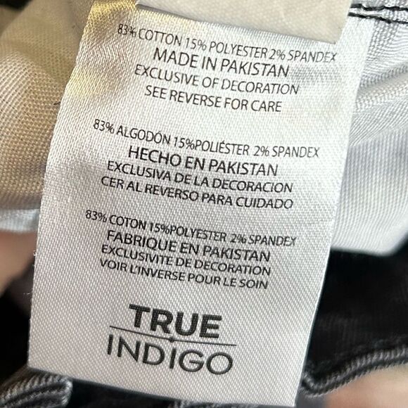 5 for $25🔥True Indigo Grey Acid Wash Bermuda Shorts Boys Size 14 - Picture 4 of 5